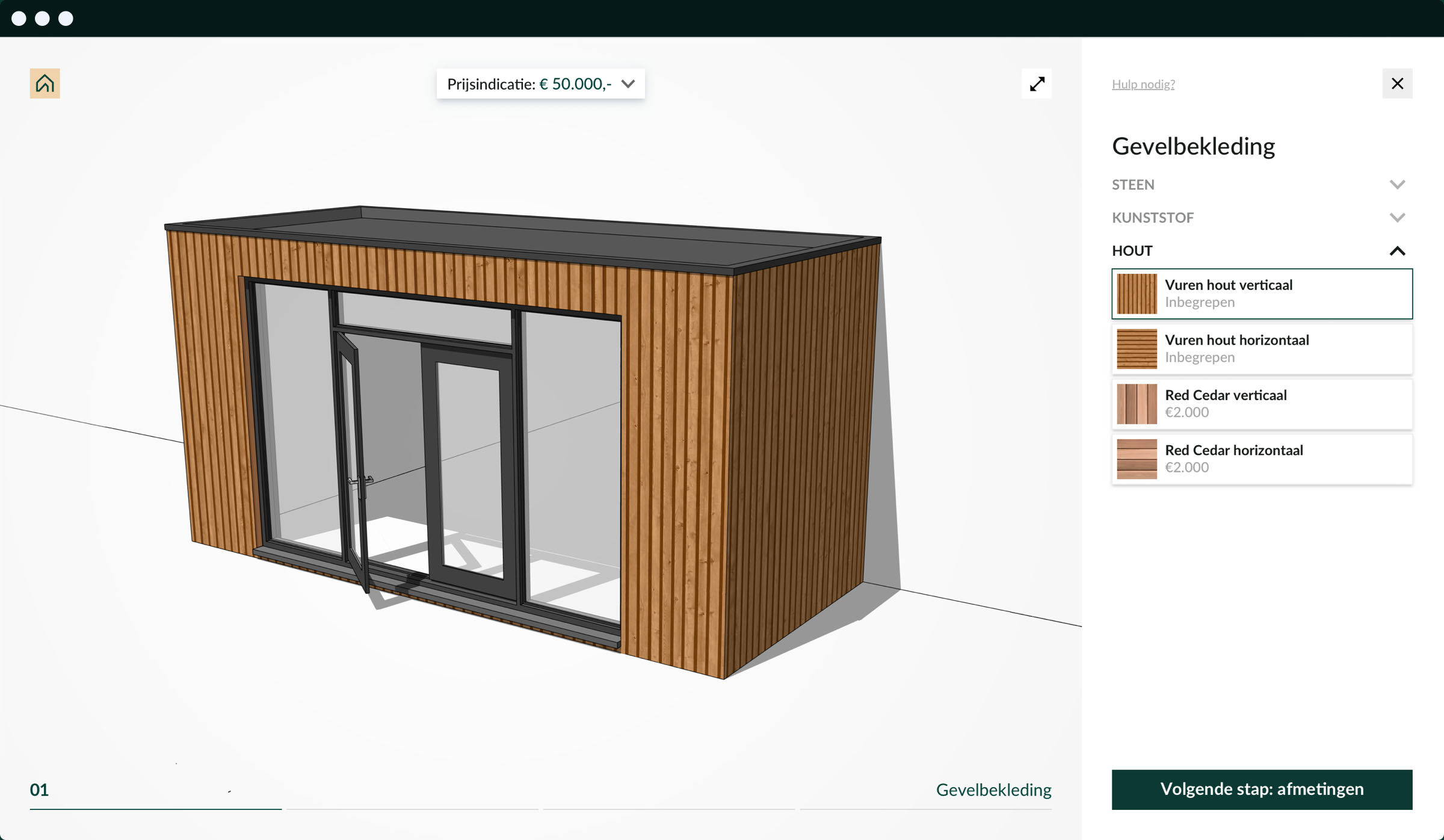 Aanbouw Configurator